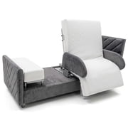 ProHeal Rotating Hospital Bed, Full Electric Sit To Stand Lift and Medical Bed, Memory Foam Mattress   Sheets Included | Converts From Bed to Recliner - Heated Massage Chair