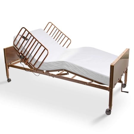 ProHeal Semi Electric Hospital Bed Full Package For Home Use Medical Bed - 36" x 80", Automatic High Lo
