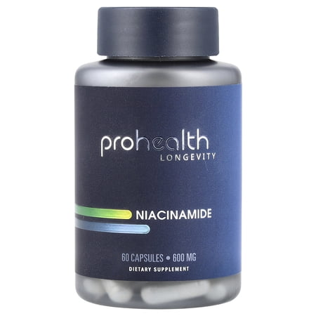 Niacinamide - Flush Free Vitamin B3 for Energy Metabolism - 600 MG (60 Capsules)