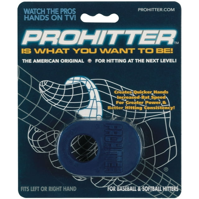 ProHitter Baseball and Softball Batting Grip Training Aid - Adult - Blue