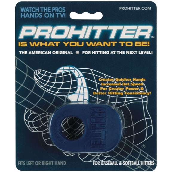 ProHitter Baseball and Softball Batting Grip Training Aid - Youth - Blue