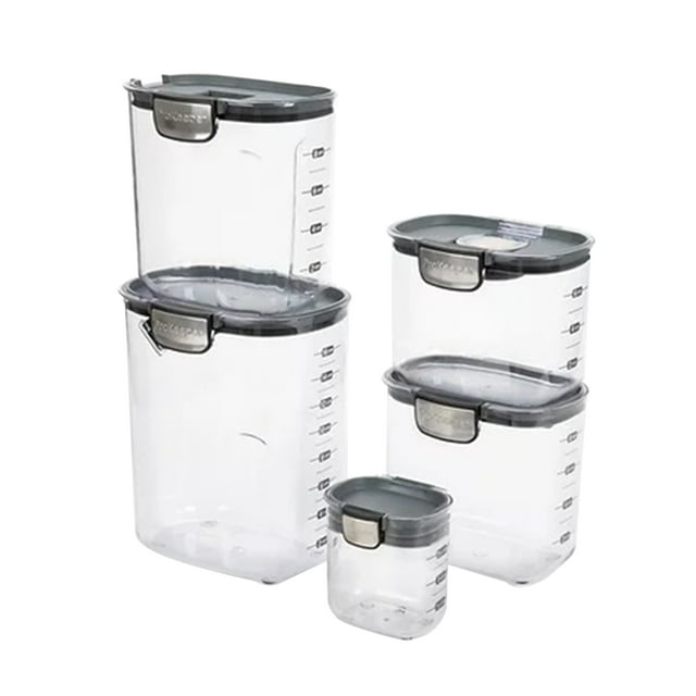 ProKeeper+ 9 Piece Clear Baker's Storage Container Set with Accessories