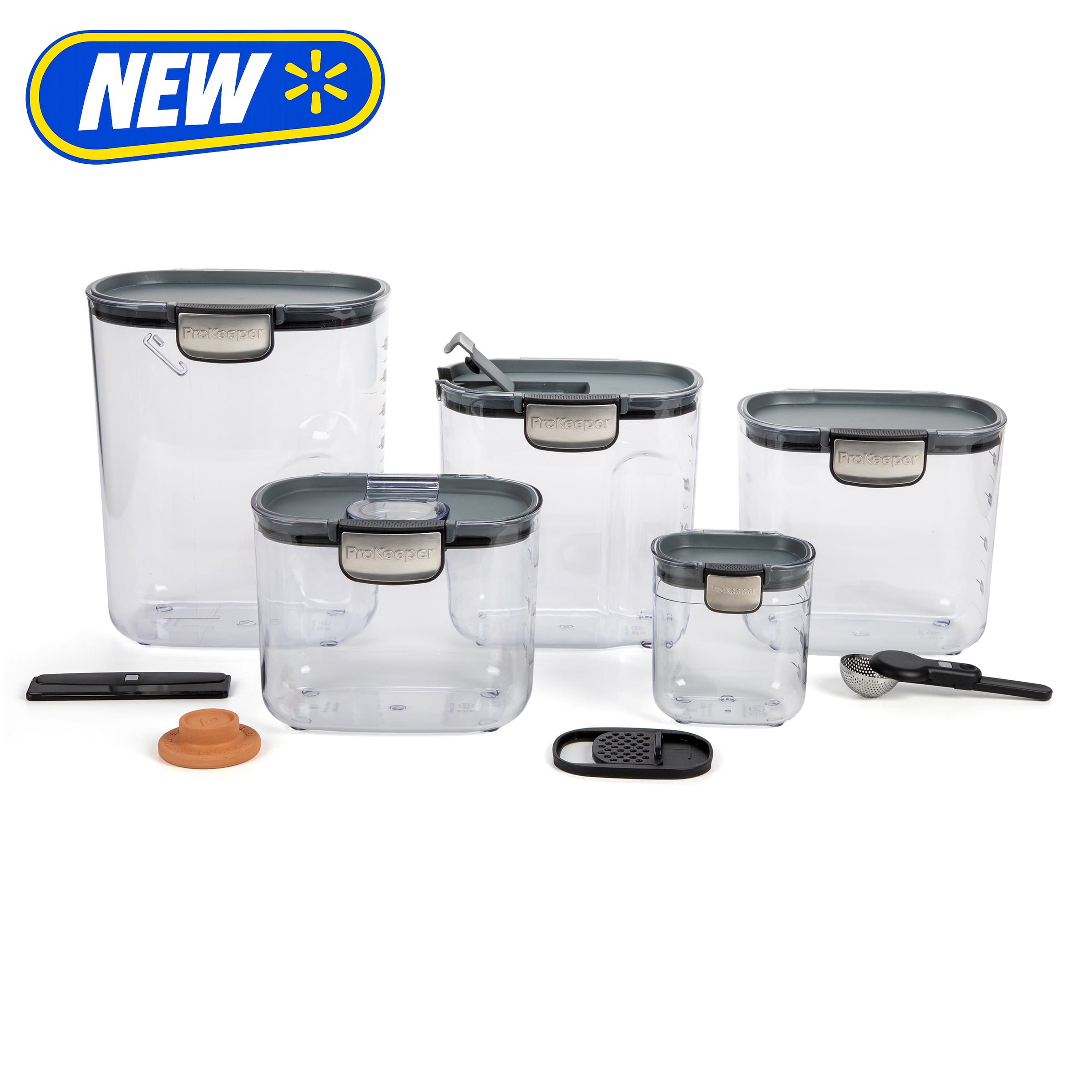 ProKeeper+ 9-Piece Baker's Storage Container Set with Airtight