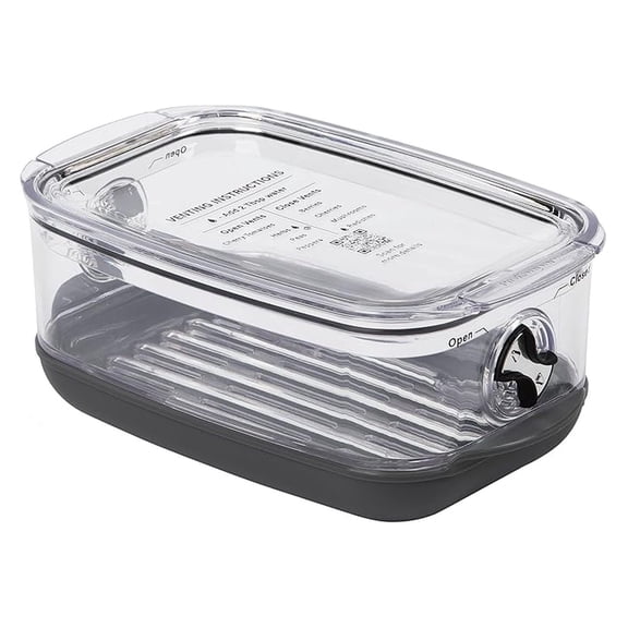 ProKeeper Stackable Produce ProKeeper Storage Container with Stay- Vent System (PKS-912 (1.2 qt Berry Keeper))