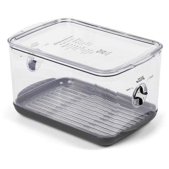 ProKeeper+ by Stackable Produce ProKeeper Storage Container with Stay- Vent System (PKS-902 (5.7 qt Large Produce))