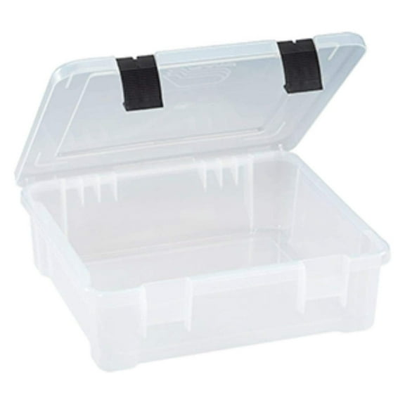ProLatch XXL StowAway Storage Box - Heavy Duty Plastic Storage Container with Secure Lid - 120 Quart - Ideal for Home, Garage, and Outdoor Use Clear