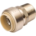 thumbnail image 1 of B&K Industries Push Fit Male Adapter Brass - 1/2 In. PF x 1/2 In. MIP - 1 Piece, 1 of 2