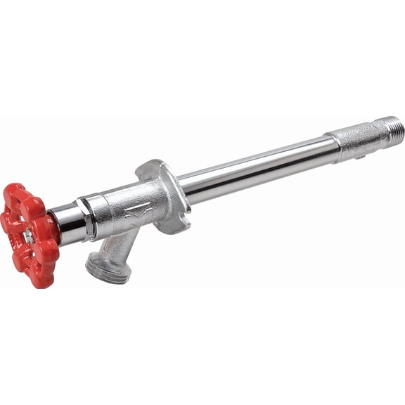ProLine 1/2 In. SWT x 1/2 In. MIP x 3/4 In. HT Frost Free Wall Hydrant - Pack of 4  Residential Use, Standard Application