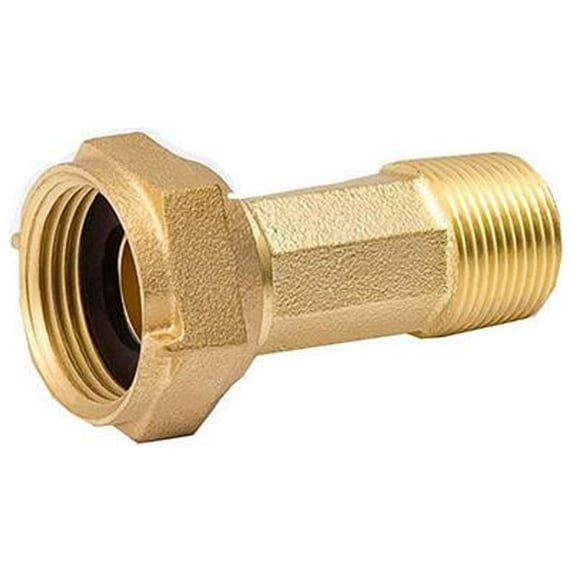ProLine 105-783NL Water Meter Coupling, Brass, 1/2 In. - Quantity 10