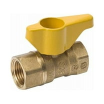 ProLine 110-125 Gas Ball Valve, Brass, 1-In. - Quantity 6