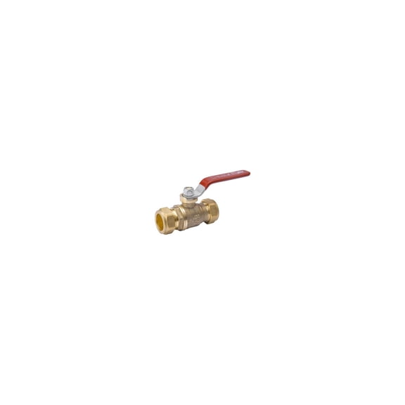 ProLine 111-1-1-1 Pipe Fitting, Compression Ball Valve, Lead Free, Compression x Compression, 1-In. - Quantity 6