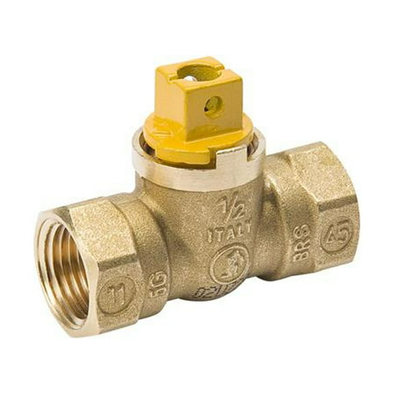 ProLine 113-524 Gas Ball Valve, 1/4 Turn, Forged Brass, 3/4-In. - Quantity 10