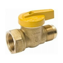 ProLine 114-523 Gas Ball Valve, Brass, Flare x Female, 1/2 x 1/2 In. - Quantity 10