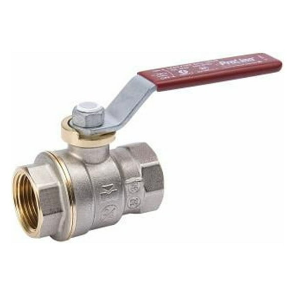 ProLine 116-2-18-18 Threaded Ball Valve, Lead Free, Forged Brass, 1/8 In. - Quantity 20