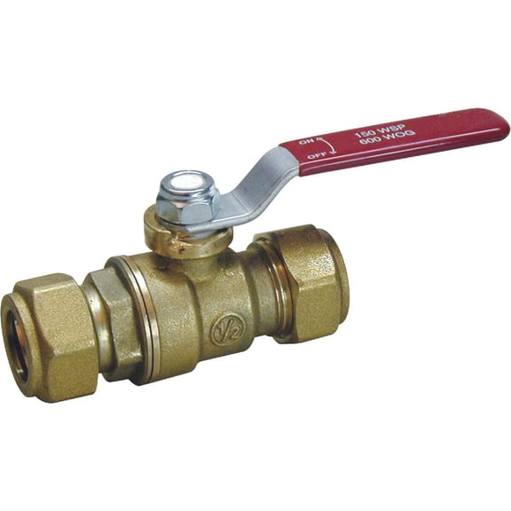 Mueller Streamline Ball Valve Lead Free Copper Compression - 3/4" C Residential Use, Standard Application