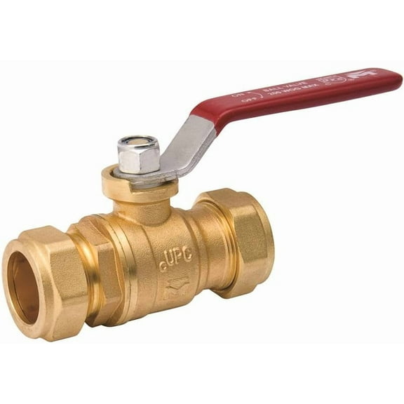 Mueller Streamline Ball Valve Lead Free Copper Compression - 3/4" C