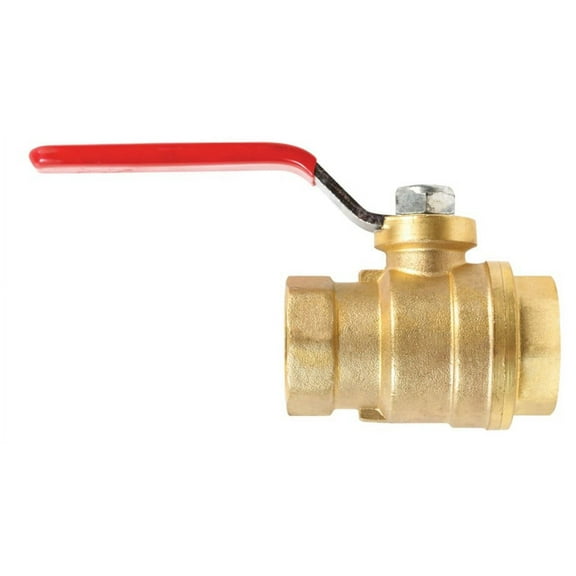 ProLine 3/4 In. FIP x 3/4 In. FIP Brass Ball Valve with Drain 107-754NL