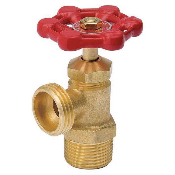 ProLine 3/4 In. MIP x 3/4 In. Hose Thread Brass Cast Iron Boiler Drain 102-004NL