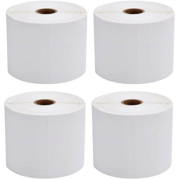ProLine 500 Labels Per Roll ZEBRA Eltron Compatible Address/Shipping Direct Thermal Labels 4" x 6" (10 Rolls)