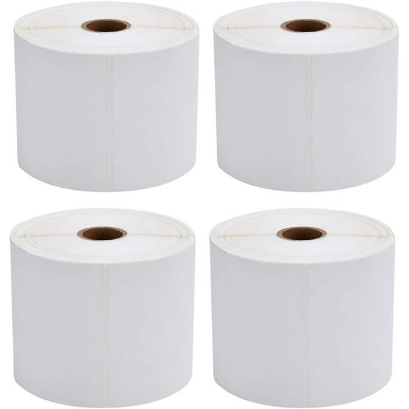 ProLine® 500 Labels Per Roll ZEBRA Eltron Compatible Address/Shipping Direct Thermal Labels 4" x 6" (20 Rolls)