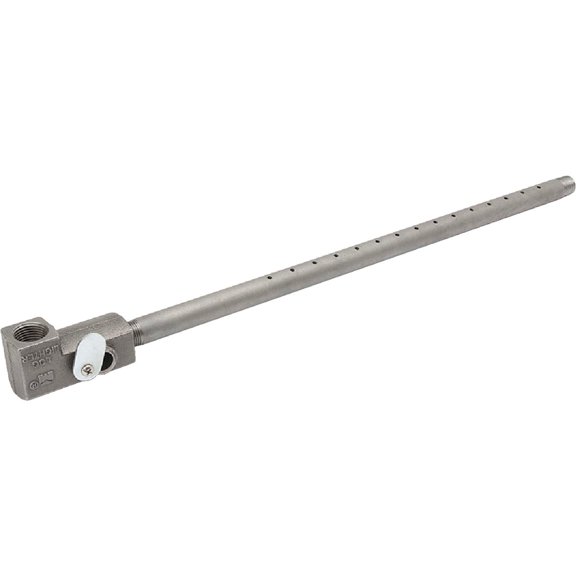 Mueller/B & K ProLine Angle Pattern, 15 Jet Burner Holes 18 In. 26,000 BTU Log Lighter Residential Use, Standard Application