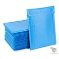 thumbnail image 1 of ProLine® Extra Wide CD DVD Blue Poly Bubble Mailers Envelopes Bags 6.5" x 10" (25 Mailers), 1 of 4