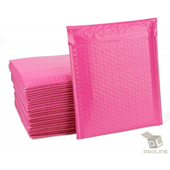 ProLine Extra Wide Pin Poly Bubble Mailers Envelopes Bags 6" x 10" (25 Mailers)
