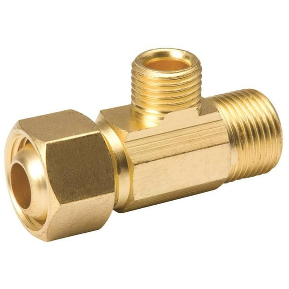 B&K Industries ProLine Copper Extender Tee - Low Lead, Durable - 3/8 In. F x 1/4 In.