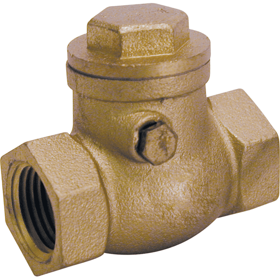 ProLine Low Lead Brass Swing Check Valve - Pack of 2 Residential Use, Standard Application