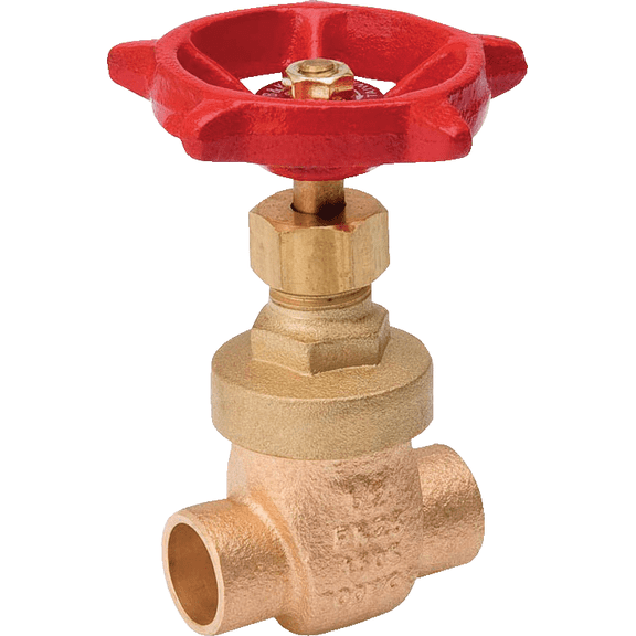 ProLine Low Lead Solder Ends S Gate Valve - Pack of 12 Residential Use, Standard Application
