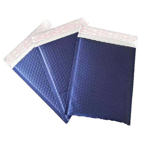 ProLine® Matte Metallic Royal Blue Poly Bubble Mailers Envelopes 8.5" x 12" (10 Mailers)