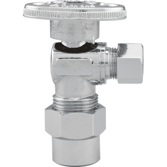 ProLine Quarter Turn CPVC X Compression Stop Angle Valve - Pack of 12  Standard Mounting Hardware, Drop-In Replacement