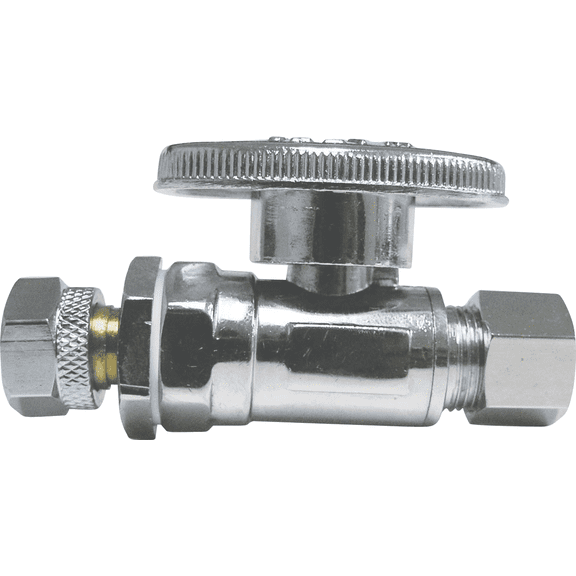 ProLine Quarter Turn Retro-Fit Straight Stop Ball Valve - Pack of 12  Standard Mounting Hardware, Drop-In Replacement