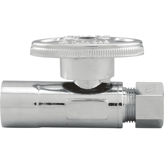ProLine Quarter Turn Sweat X Compression Stop Straight Valve - Pack of 12  Standard Mounting Hardware, Drop-In Replacement