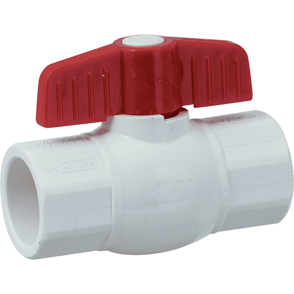 ProLine Solvent Weld PVC Schedule 40 Ball Valve - Single Pack