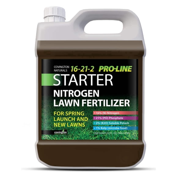 Covington Naturals Pro-Line Starter Nitrogen Fertilizer 16-21-2 - Liquid Lawn Fertilizer