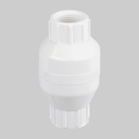 ProLine Threaded PVC Check Valve - Pack of 2 Residential Use, Standard Application