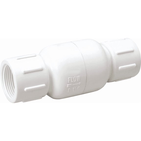 ProLine Threaded PVC Check Valve - Single Pack Residential Use, Standard Application