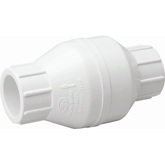 ProLine Threaded PVC Check Valve - Single Pack — Residential Use, Standard Application