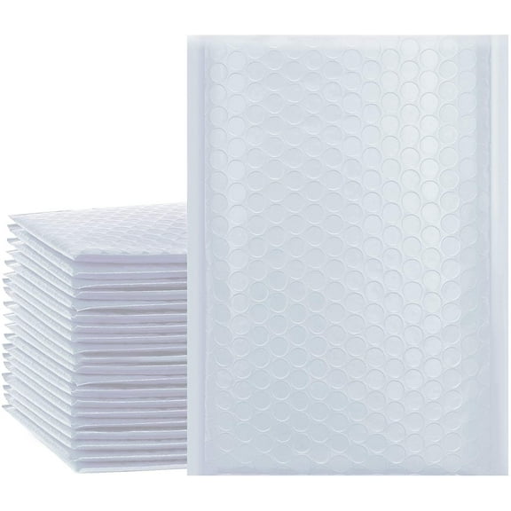 ProLine White Poly Bubble Padded Shipping Mailers Envelopes 14.25" x 20" (25 Mailers)