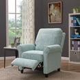 thumbnail image 1 of ProLounger  Sky Blue Push-back Recliner Chair, 1 of 5