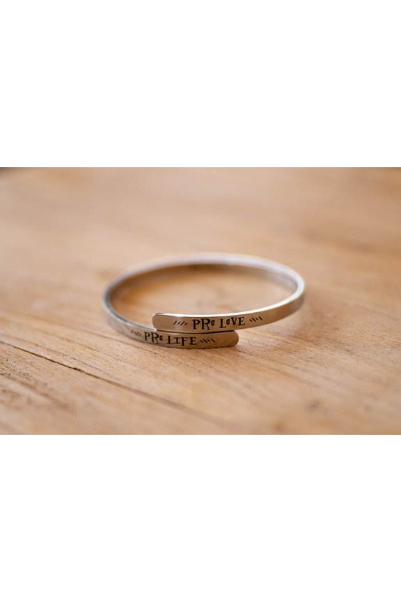 ProLove ProLife Silver Plated Pro-Life Jewelry, Bracelet