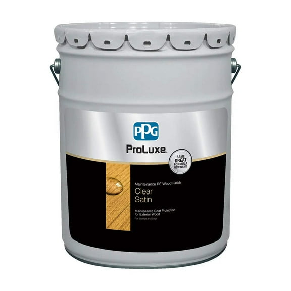 ProLuxe Clear Cetol Maintenance Transparent Satin Finish, 5 gal