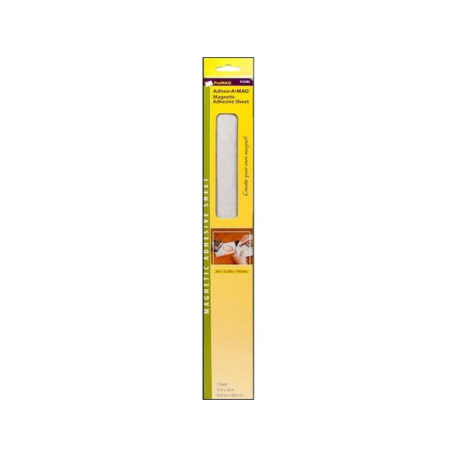 ProMag Sticky Magnetic Craft Sheet with Adhesive for Arts, 12x24 Inches - Walmart.com