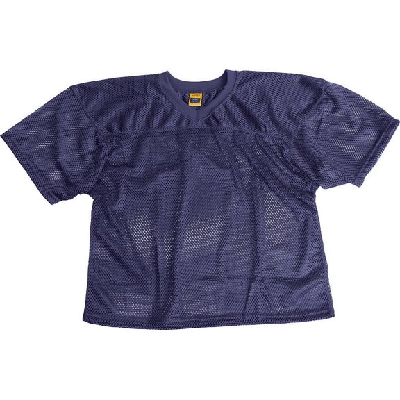 ProMark Football / Lacrosse Waist Length, Port-Hole Mesh Practice Jersey, Youth (Navy Blue, Small/Medium)