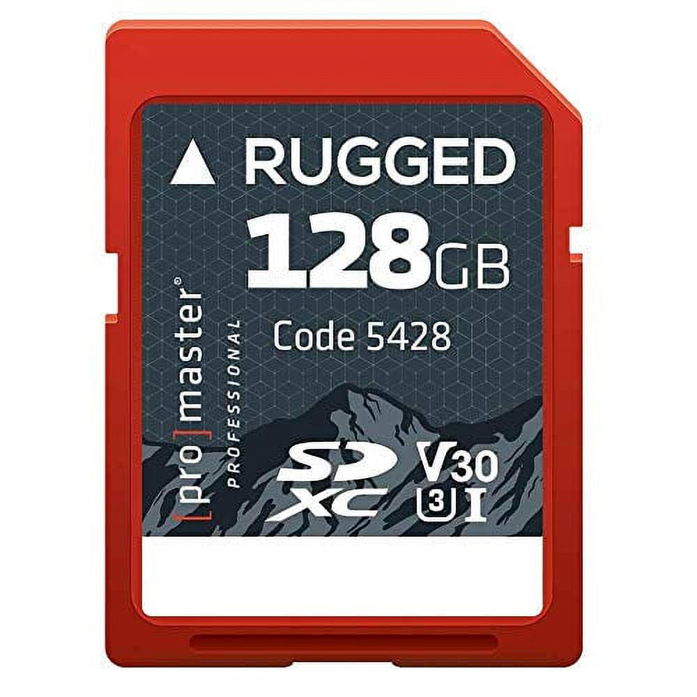 Sd Card Master ProMaster Rugged SD Memory Card - UHS-I V30 - 128GB - Walmart.com