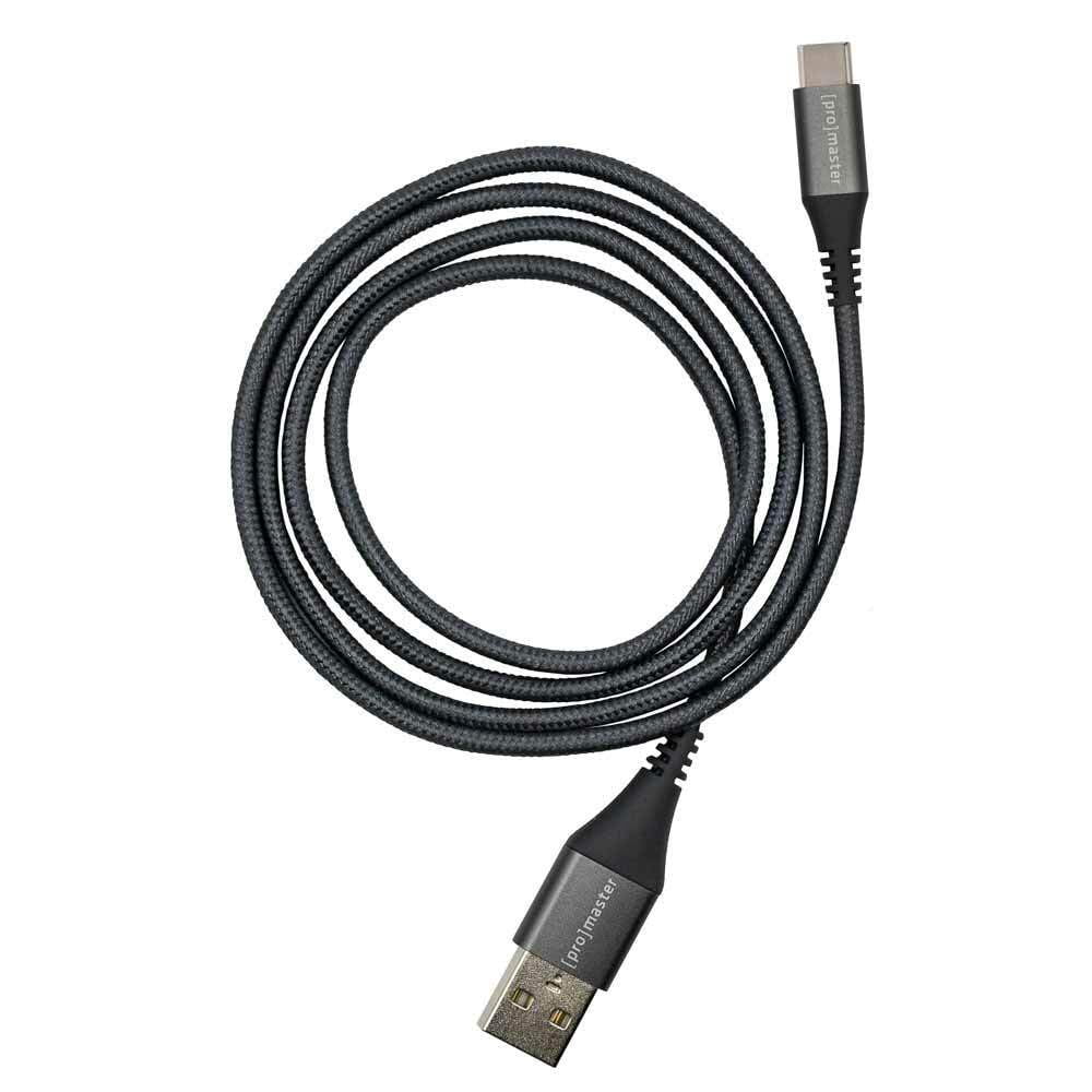 ProMaster USB-C to USB-A Braided Cable 1m - grey - Walmart.com