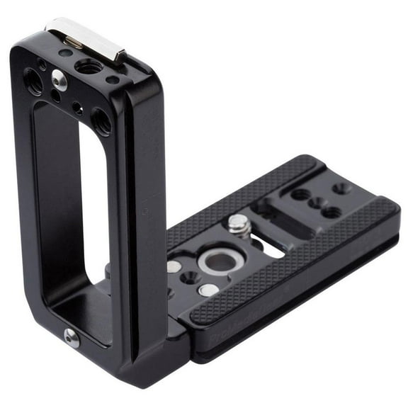 ProMediaGear 3" Universal L-Bracket and Arca-Swiss Type L-Plate for DSLR Camera without Grip/Short Bodies