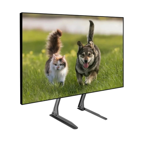 ProMounts Tabletop TV Stand Mount Height Adjustable Brackets for Displays 13”-72” (AMSF6401-X2)