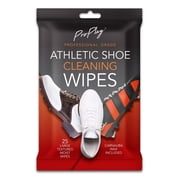 ProPlay Shoe Cleaning Wipes Quick Clean, On-the-Go Use, for Sneakers & Sports Shoes, Suitable for Athletes, White, 1 Pack, 25 Count